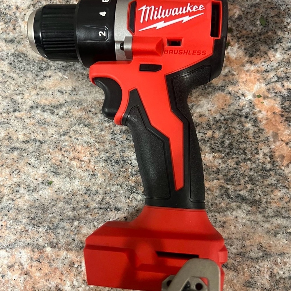 Milwaukee Red and Black Brushless Cordless Drill (tool only)